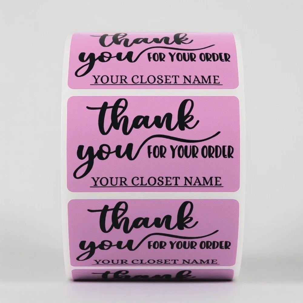 100 Stickers with Name Personalization 2in NWT | packaging supplies